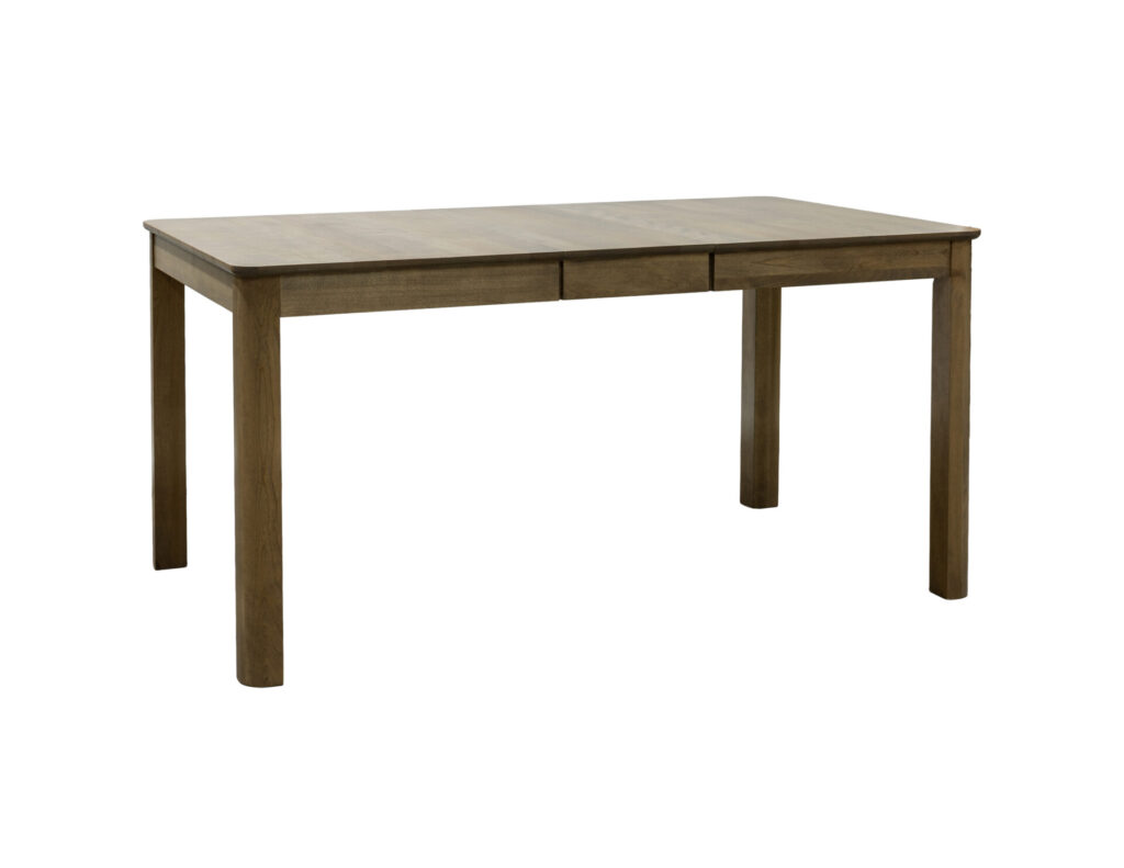 Table à dessus rectangle en merisier massif