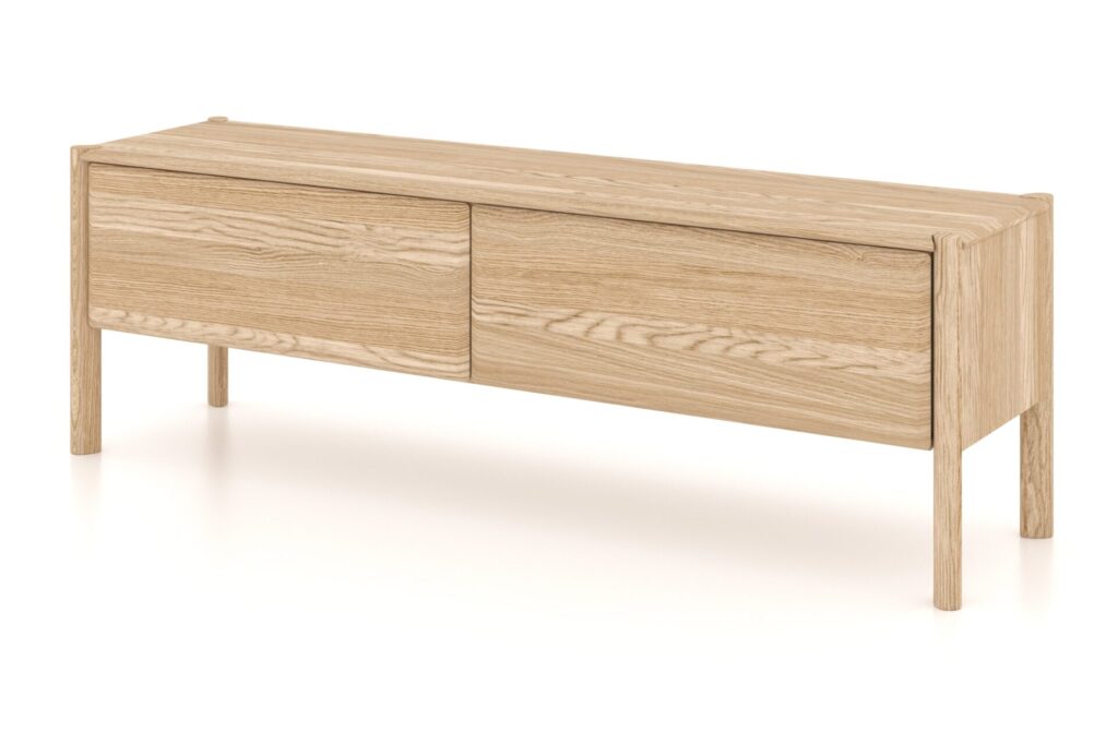 Base TV en frêne massif / TV base in solid ash wood