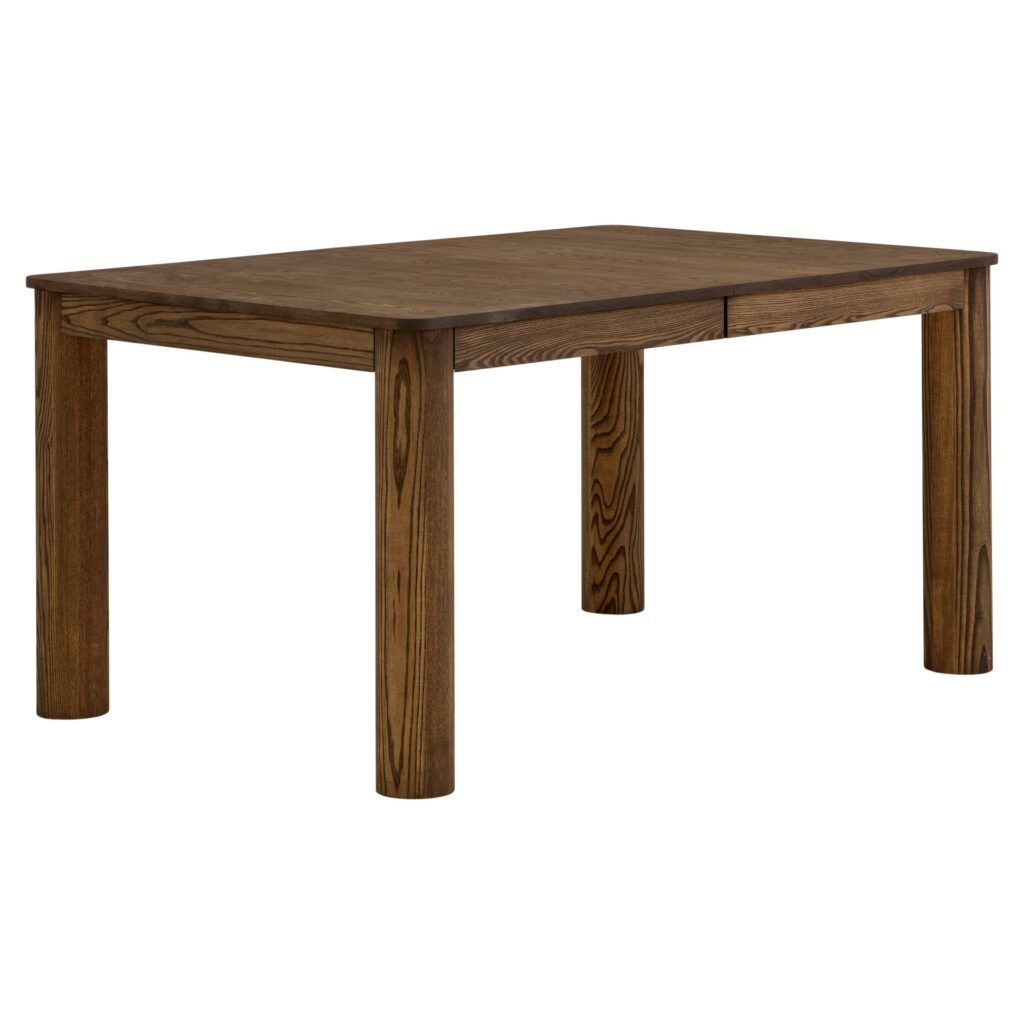 Table à dessus rectangle en frêne massif